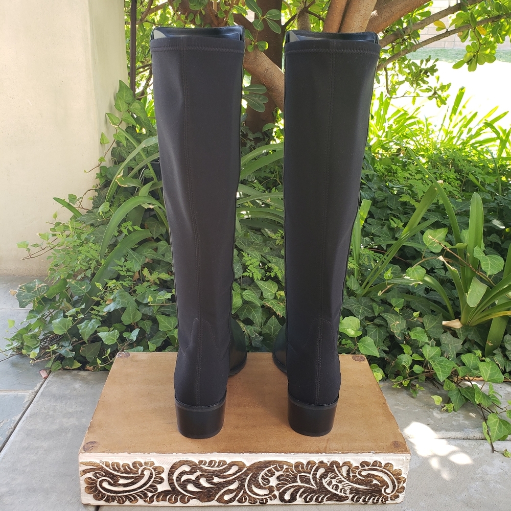 Gorgeous Stuart Weitzman Black Nappa Leather Boots - Picture 6 of 10